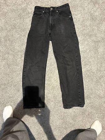 Schwarze Baggy Jeans von Bershka Grösse 32