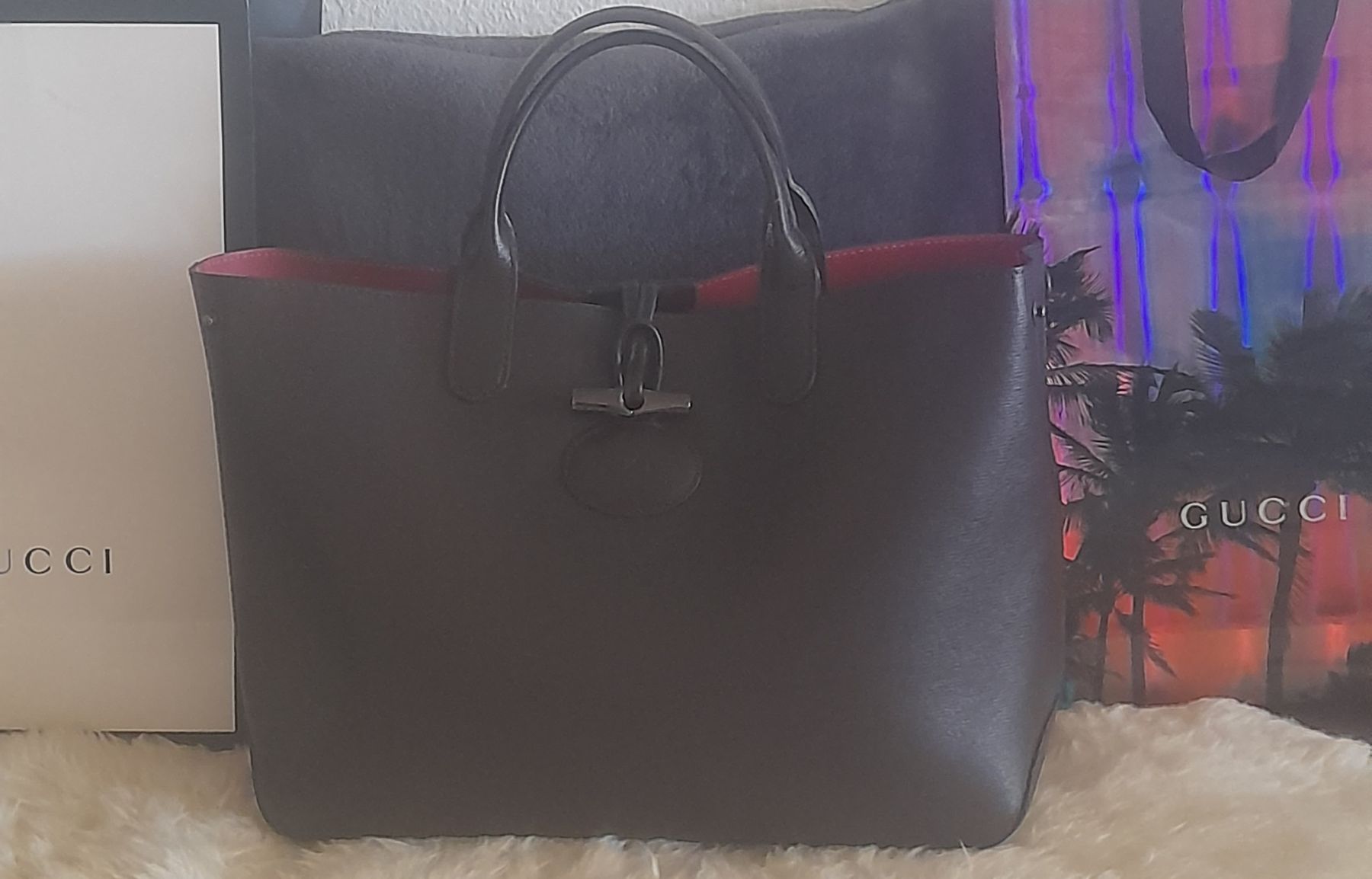 Longchamp Borse da donna: Sac Longchamp le Roseau en cuir.  – Usato da Lausanne venduto da Glam-Luxe 8