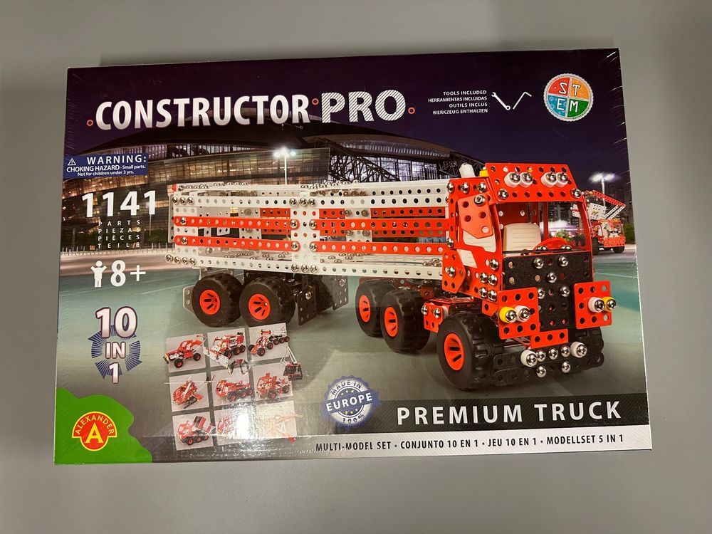 Alexaner Constructor Pro Premium Truck Metallbaukasten OVP (Neu und ...