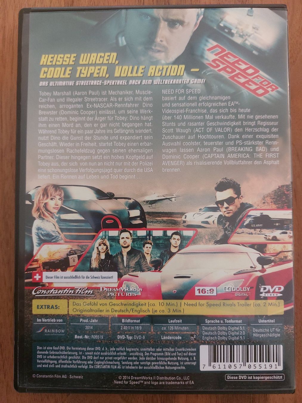 Tutti i DVDs: DVD - Need for Speed – Usato da Rheinfelden venduto da FilmAuktion 1