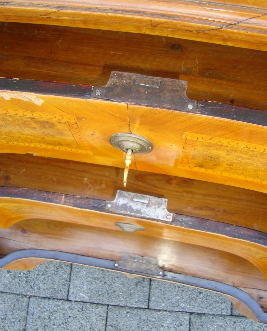 Commodes: Barock - Seize Kommode mit Intarsien, Kirschbaum – D'occasion à Oberdorf NW par Lufao 6