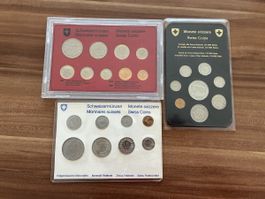 3 Münzsatz Schweiz 1976-1979-1980