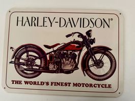 seltenes HARLEY DAVIDSON Blech - Werbeschild - ein must have