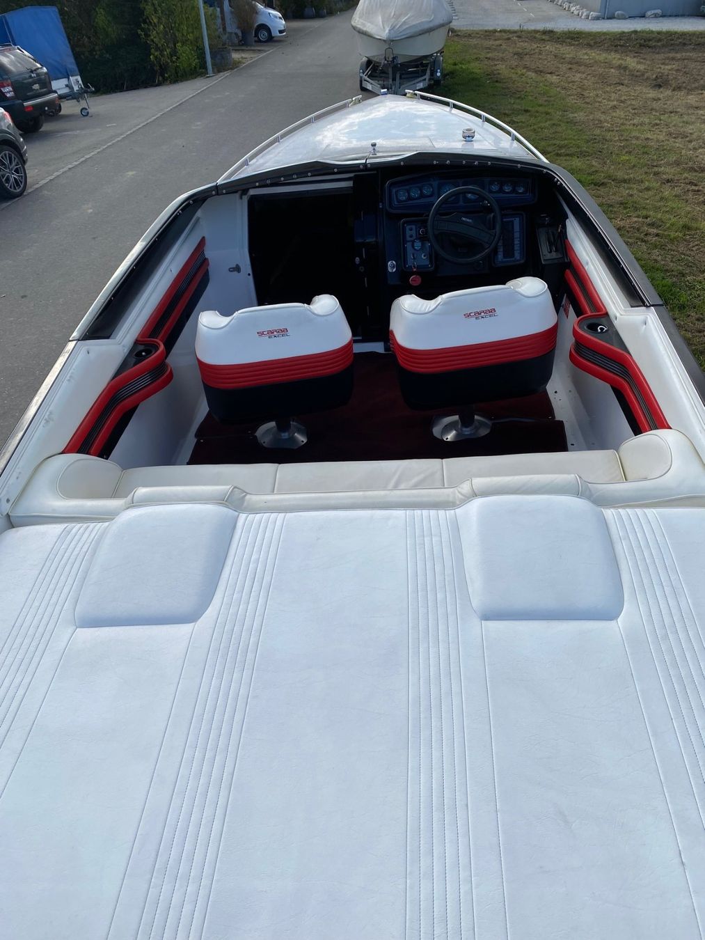 Wellcraft Barche: WELLCRAFT SCARAB 28 EINTAUSCH MÖGLICH - steht im HAFENPLATZ. – Usato da Avenches venduto da BOOTTRANSPORTE 3