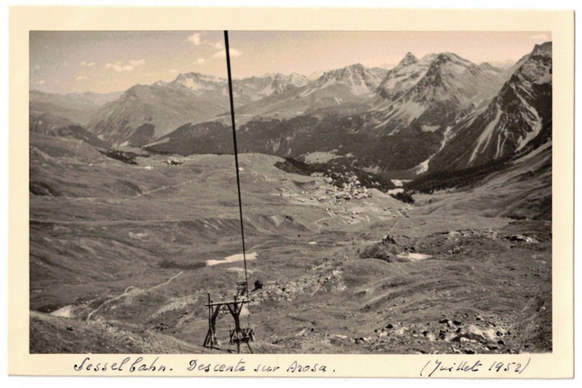 Poster & Bilder: Arosa Sessellift – Gebraucht aus Binningen von Mountainrider