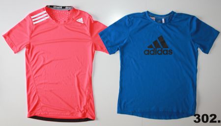 2x T-shirts Adidas ClimaChill Climalite   t. 164