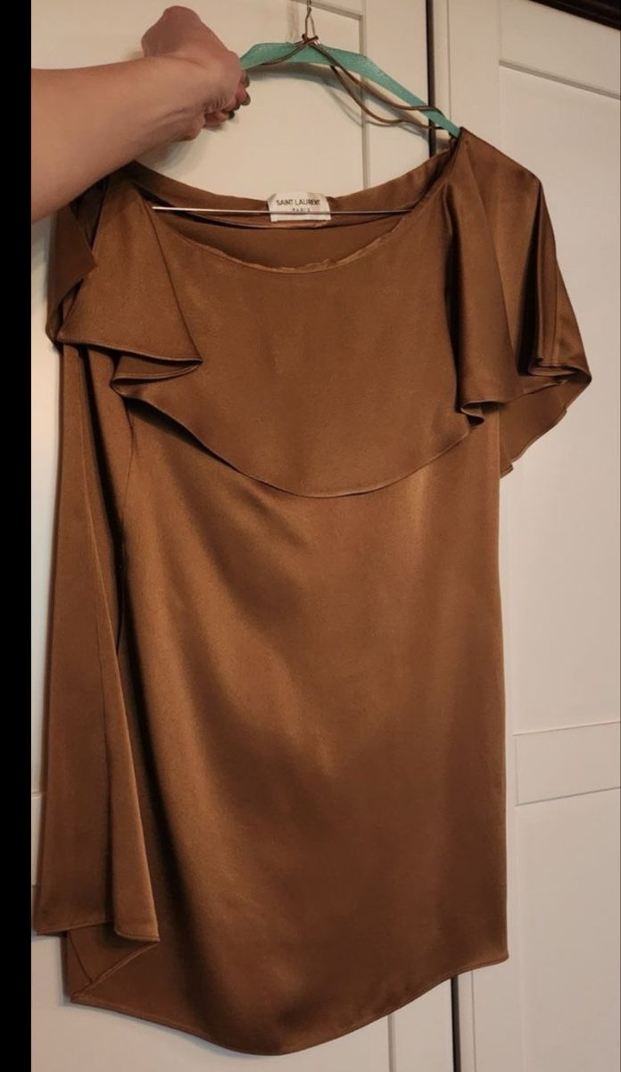 Saint Laurent Vestiti: Saint Laurent Minikleid,Bronze – Usato da Zollikerberg venduto da Funny014 3
