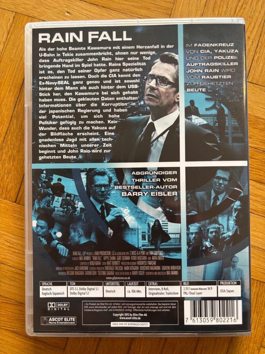 Tutti i DVDs: Rain Fall – Usato da Brunnen venduto da pel_vk7g 1