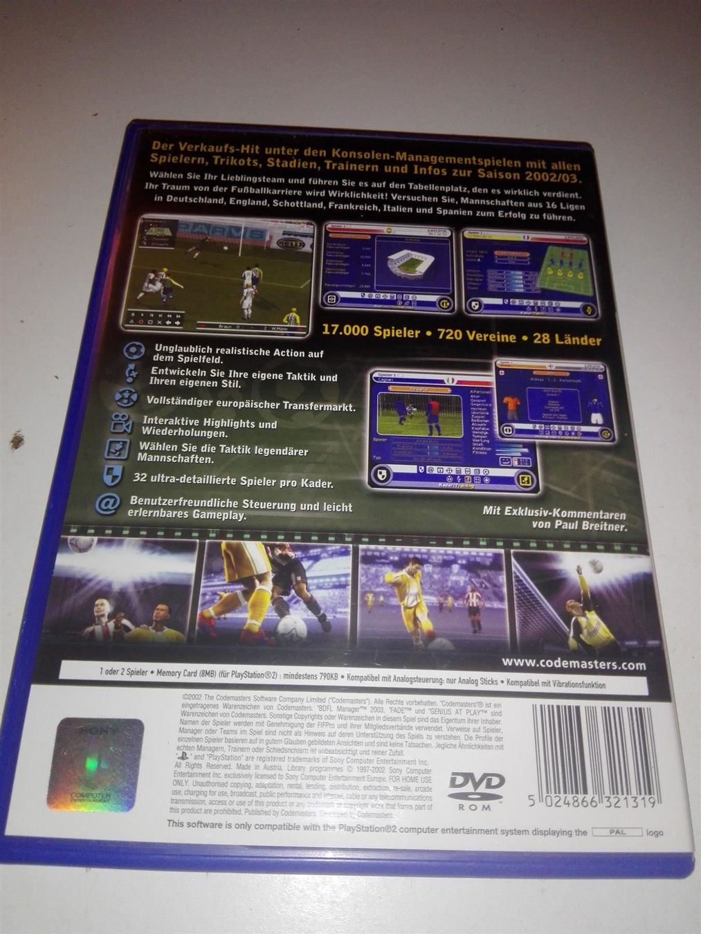 Sony Giochi: BDFL Manager (2003)  -Deutsch-                     > PS'2 < – Usato da St.Gallen venduto da elk2023 4