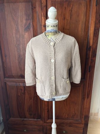 Jacke Handarbeit beige