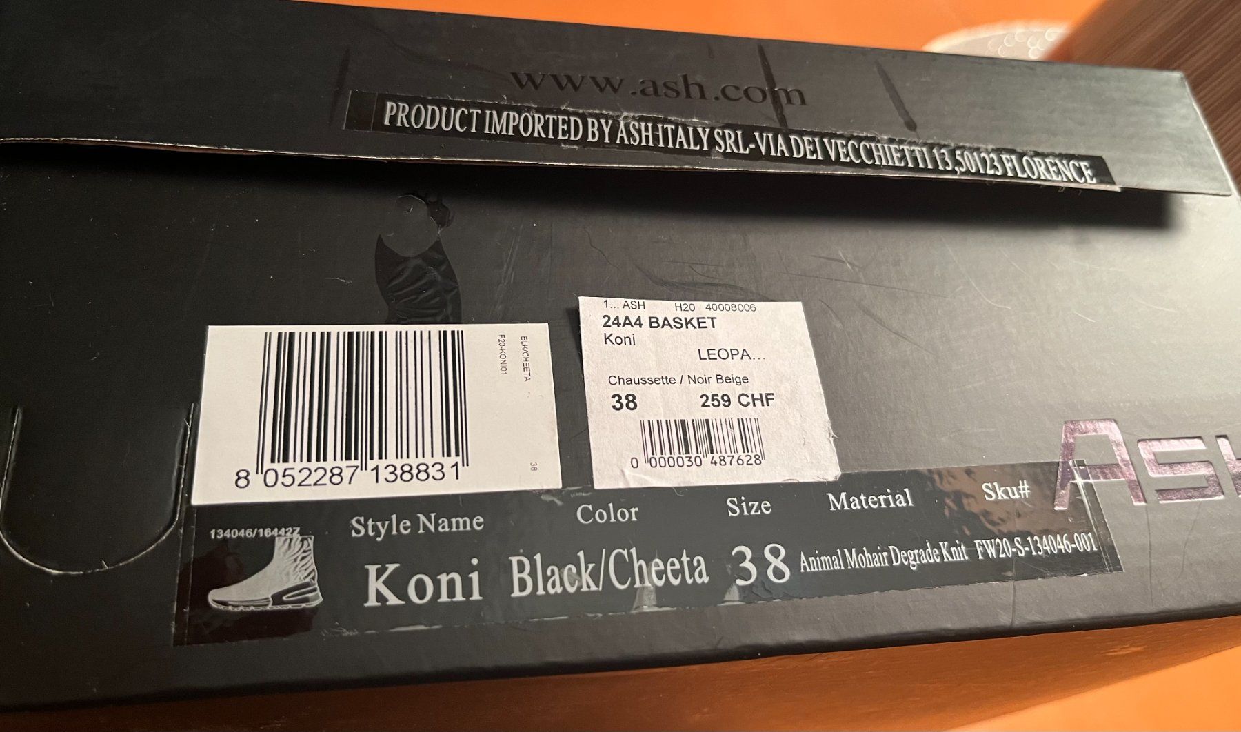 Ash Chaussures femmes: Basket ASH – Neuf (Voir description) à Lausanne par Colinsu 4