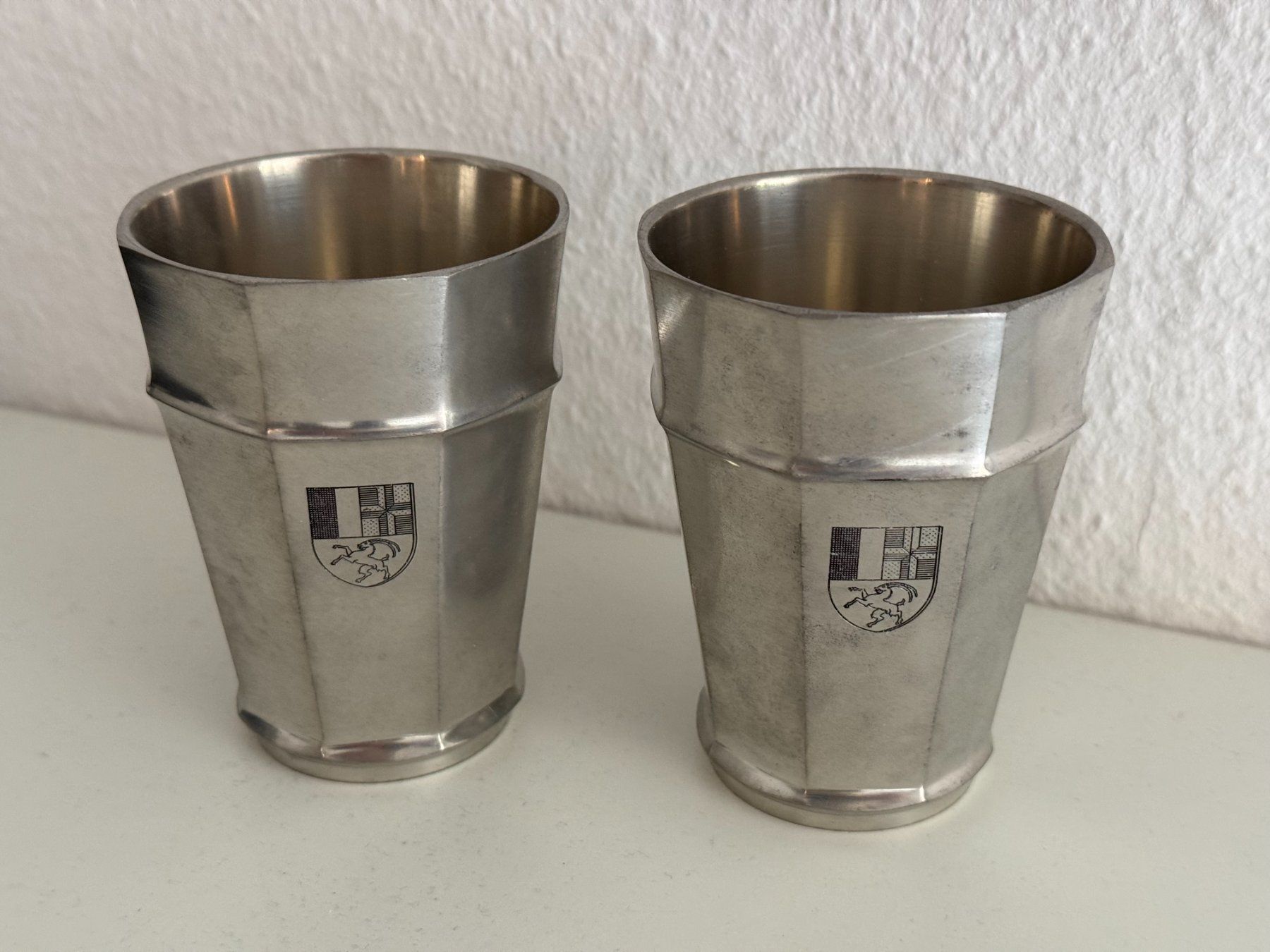 Sigg Sonstiges zum Sammeln & Seltenes: Zinnbecher (GR)  2 Stück – Gebraucht aus Benglen von gbenglen