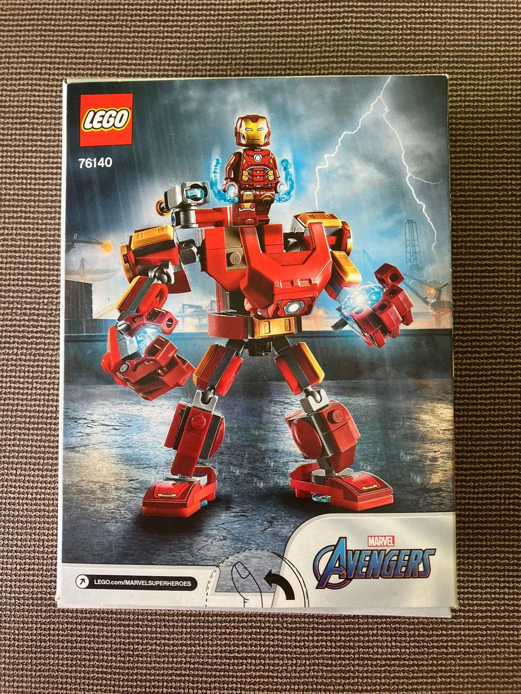 Lego Kit di costruzioni: LEGO Marvel 76140 Iron Man Mech KOMPLETT – Usato da St. Gallen venduto da ti_7knv 5
