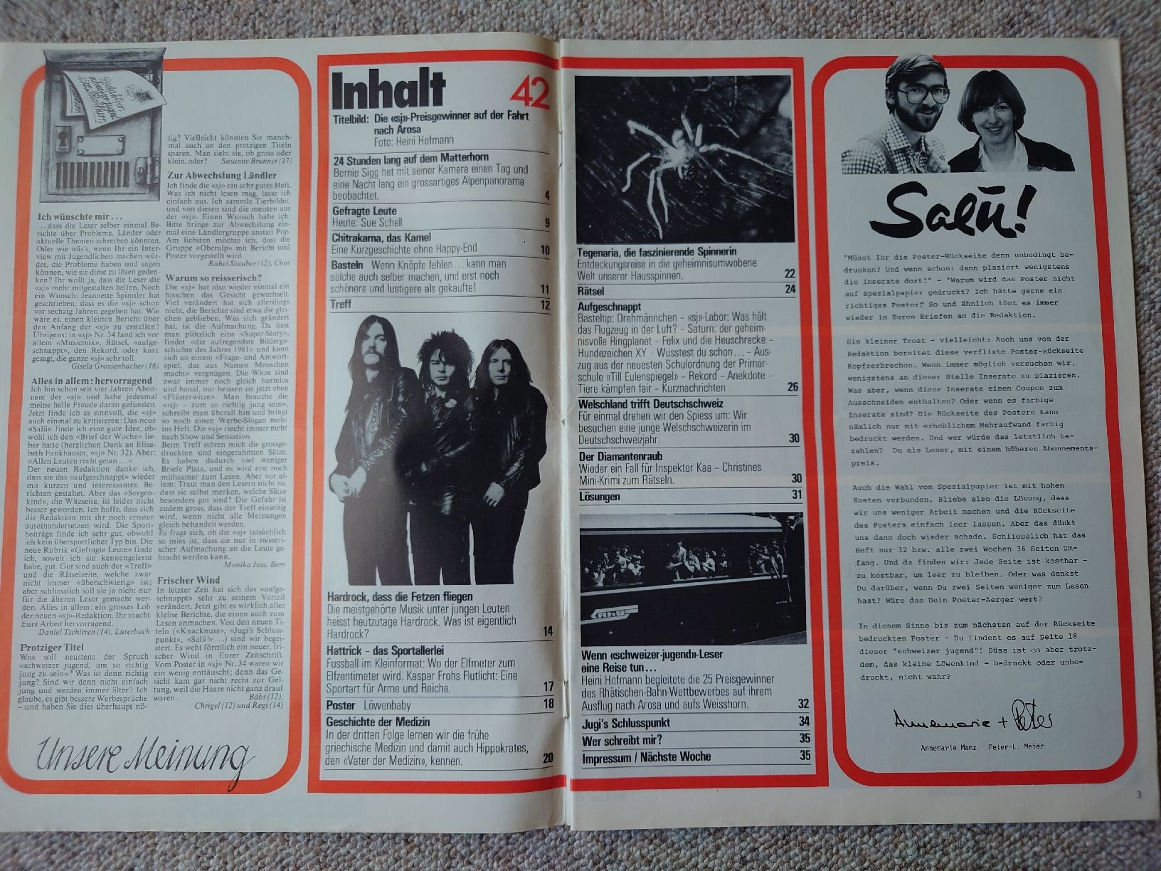 Zeitschriften & Magazine: Heft "Schweizer Jugend" 42/81 – Gebraucht aus Münchwilen TG von  1