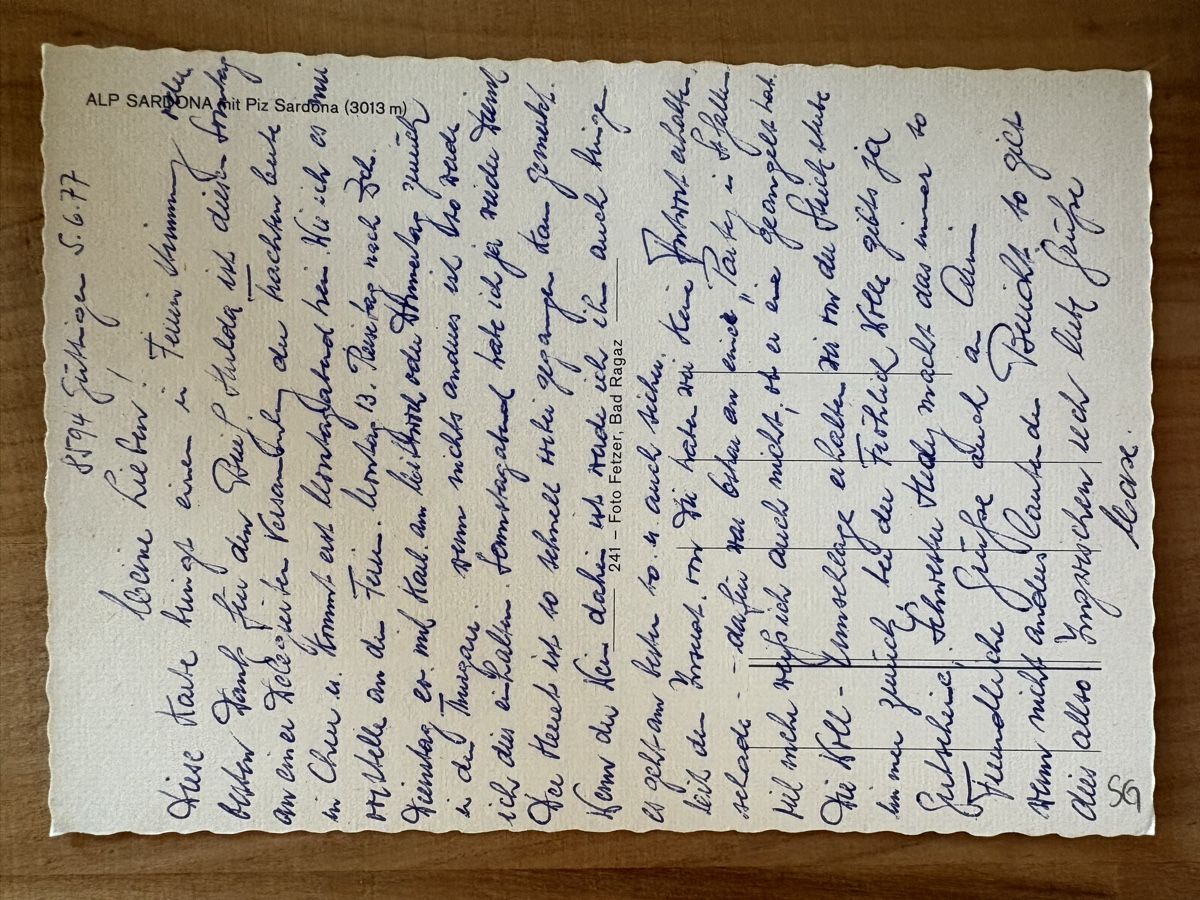 Cartoline postali: AK von Alp Sardona – Usato da Rümlang venduto da Kartenpost1 1