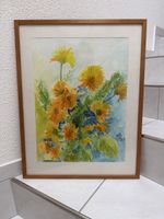 Aquarell mit Blumen, M.B.