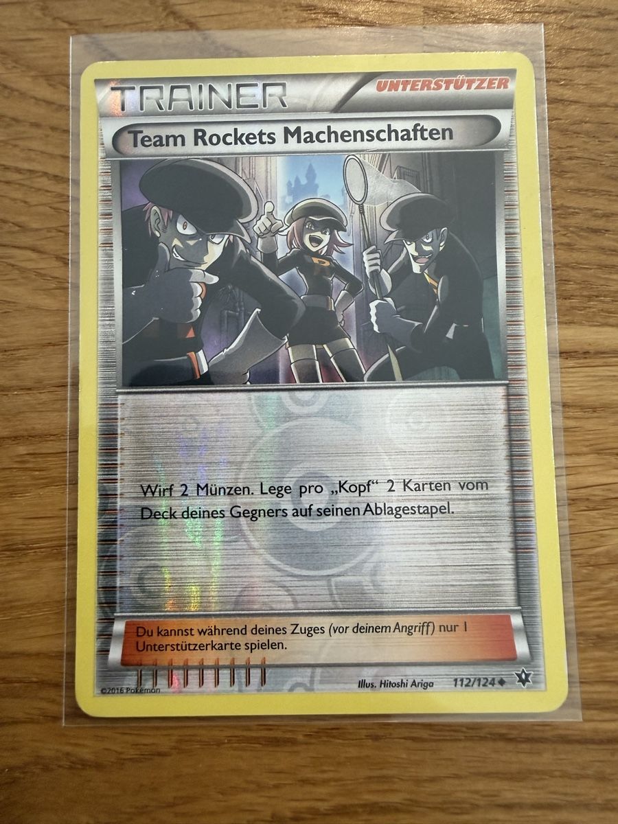 Pokémon Carte collezionabili: Team Rockets Machenschaften 112/124 – Usato da Amriswil venduto da sim_nlb6