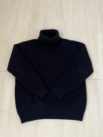Rollkragenpullover Pull&Bear Herren Grösse M dunkelblau