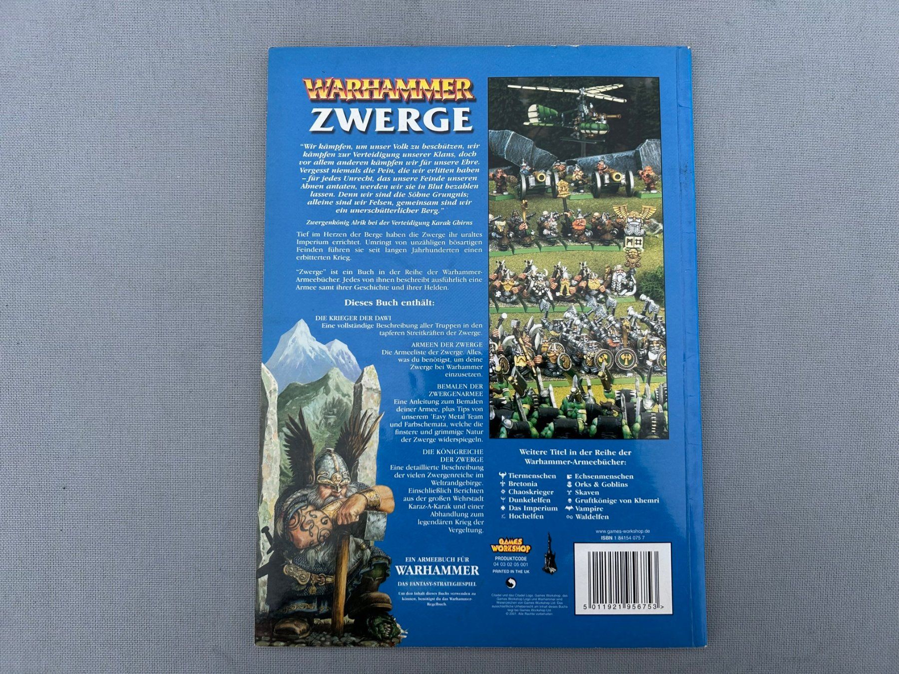 Libri: Warhammer - Armeebuch Zwerge - 6. Edition - Deutsch – Usato da Biberstein venduto da Lou13lou 1