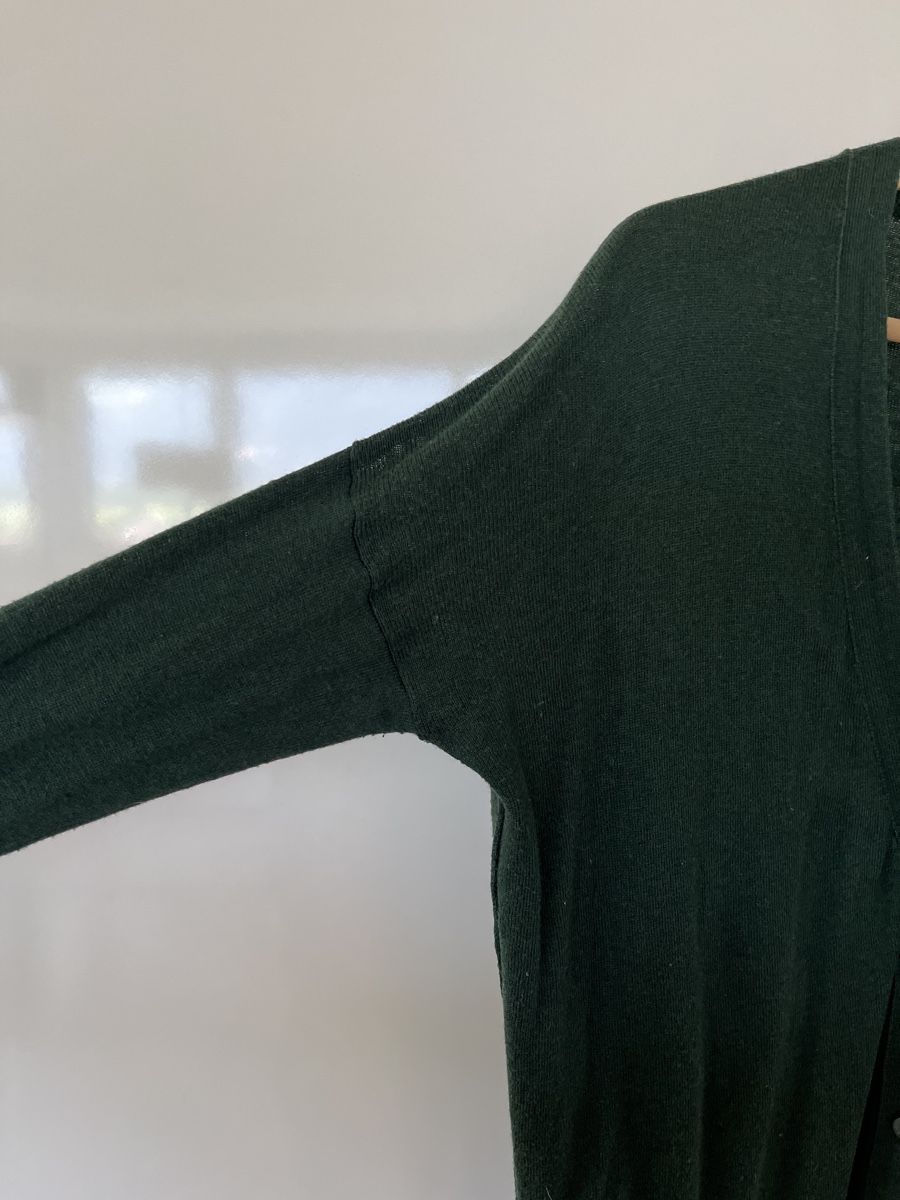 Mango Jacken: Dunkelgrüne Strickjacke, Grösse M – Gebraucht aus Buchs SG von Vrenilein 2