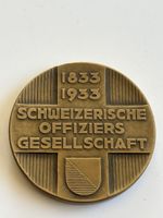 Medaille Schweizerische Offiziersgesellschaft 1833-1933(2S1)