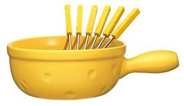SPRING Fondue Caquelon CHEESE mit Gabeln