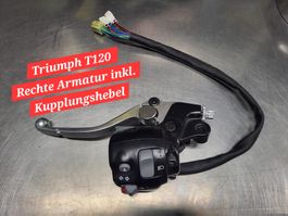 Triumph T120 Rechte Armatur inkl. Kupplungshebel