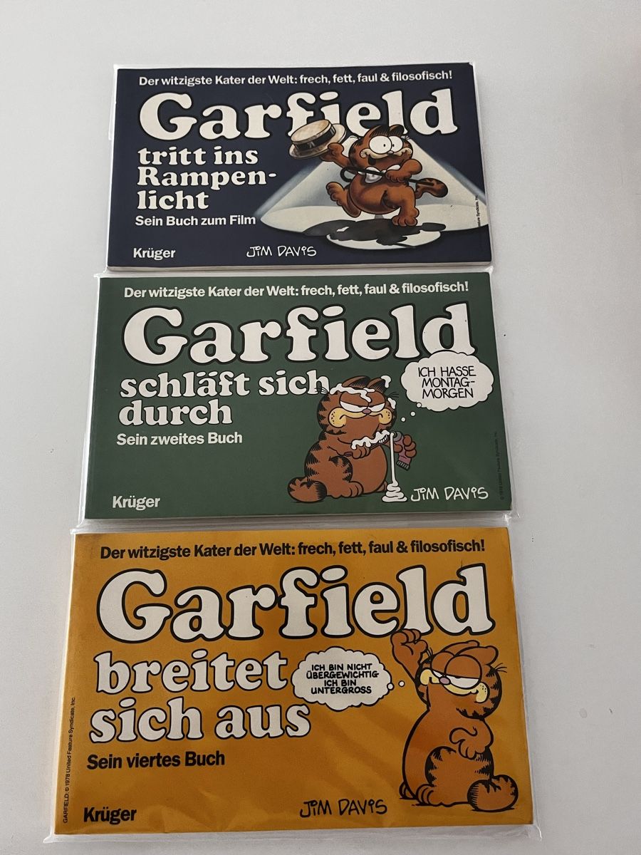 Fumetti: 3 Garfield Bücher ( Comic ) 80er – Usato da Recherswil venduto da Solheure66