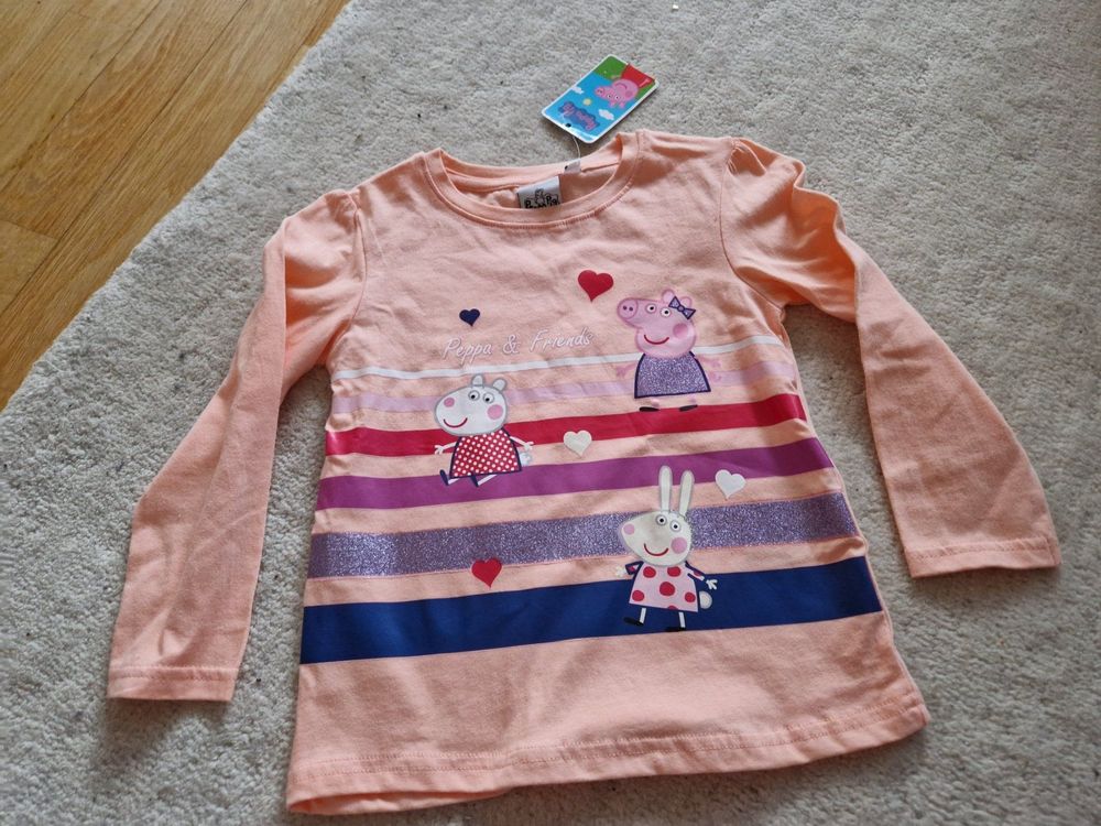 Kinder Lizenz T-Shirt 2er Pack Peppa Wutz Gr. 98/10 Produktbild-Vorschau 13