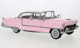 Cadillac Fleetwood Series 60 1955 pink / weiss       1:18