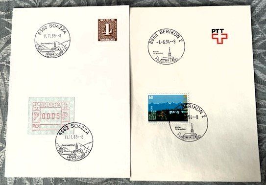 Alle Briefmarken: 12 Stück Post-Bögli Restposten – Gebraucht aus Häusernmoos von Koi-Gartenteich 5
