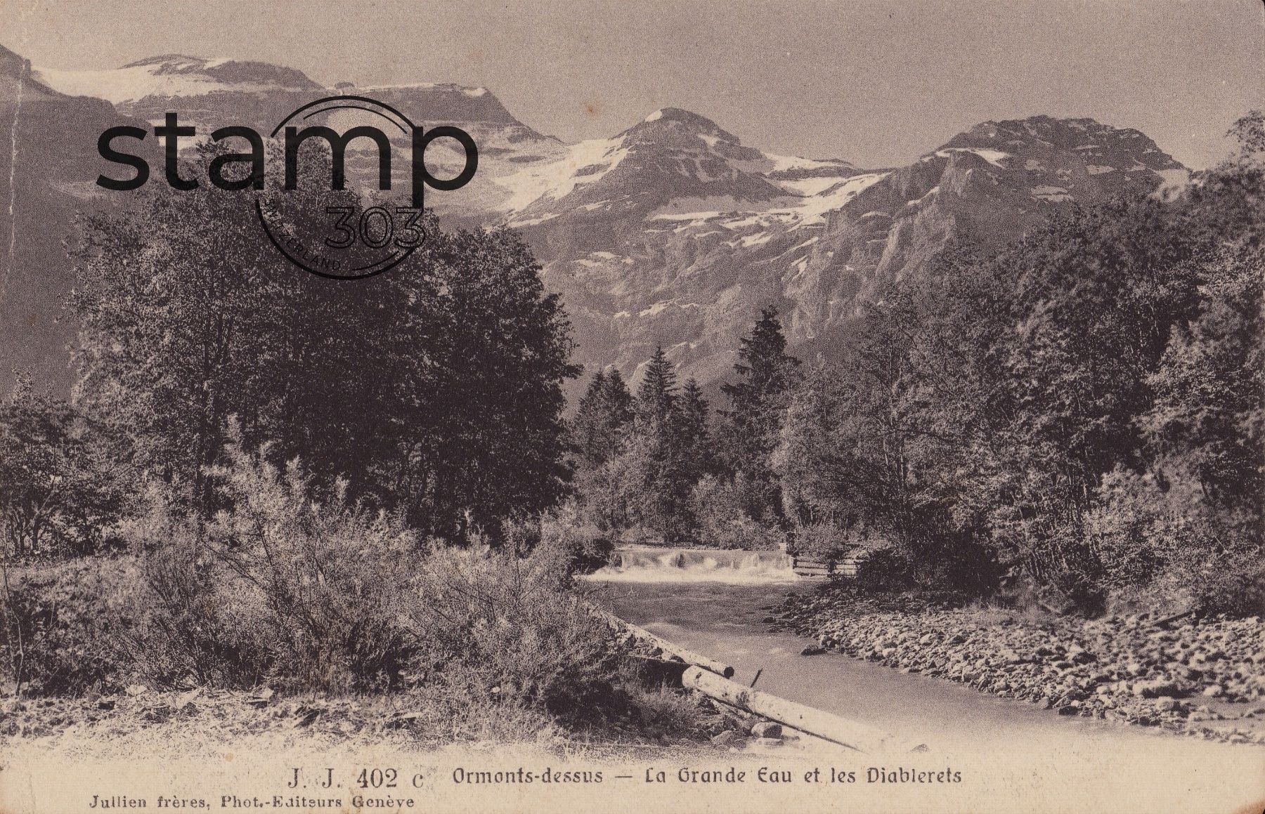 Ansichtskarten: 1907 AK Les Diablerets – Gebraucht aus Eggersriet von stamp303