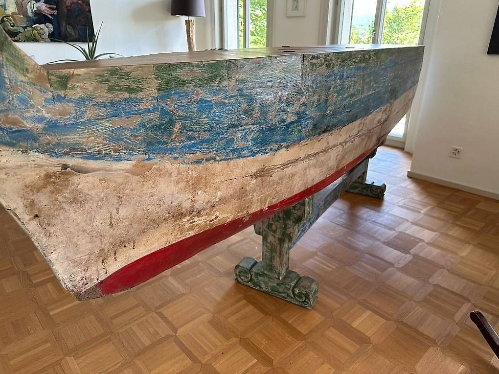 Allestimento di negozi e stand fieristici: Bar aus Bali-Boot. Unikat. – Usato da Olten venduto da AP_76 1