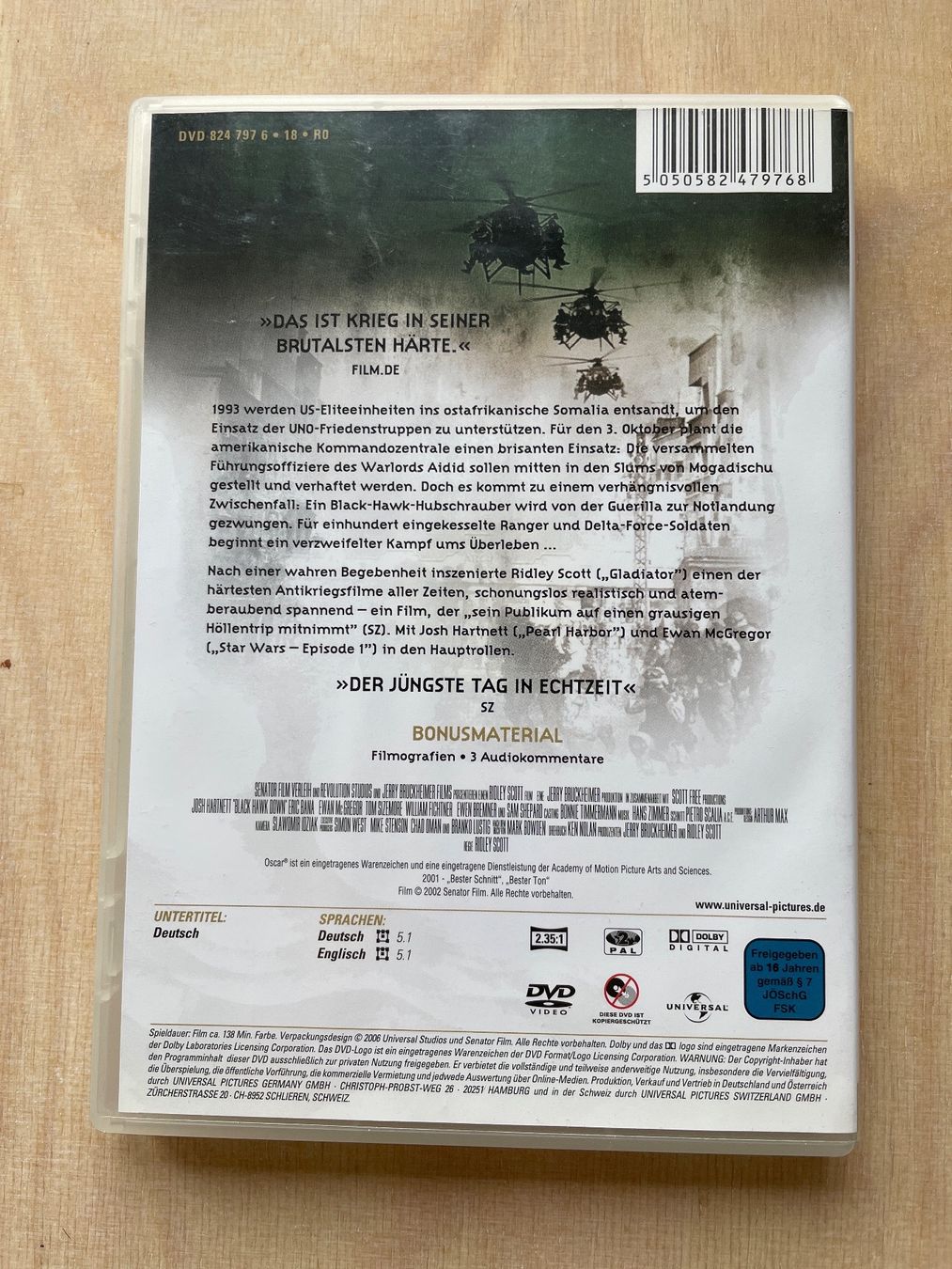 Tutti i DVDs: Black Hawk Down - DVD – Usato da Zürich venduto da mxkrn92 1