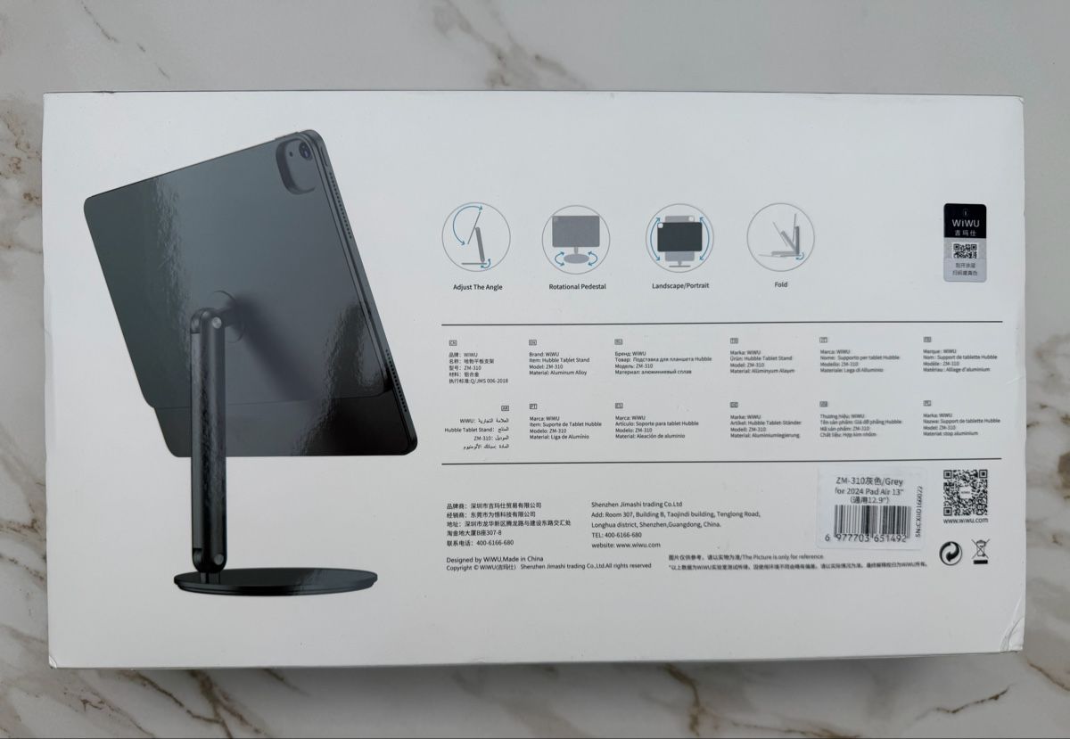 Bildschirmhalterung: Wiwu ZM310 IPad Halterung – Neu und originalverpackt aus Zürich von Syossmen 6