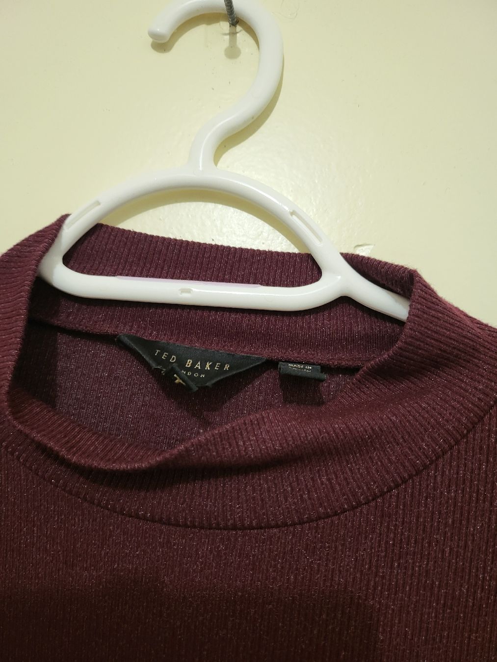 Pullover & Sweatshirts: Pull Ted Baker bordeaux, taille 4 Chic automne! – Gebraucht aus Niedergösgen von Eva2410 5