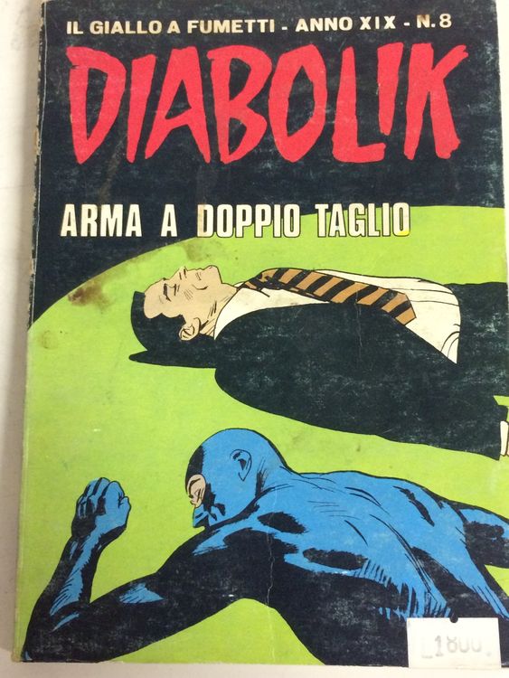 DIABOLIK ARMA A DOPPIO TAGLIO inedito N° 8 ANNO 1980 ( XIX ) | Kaufen ...