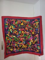 Farbiges Seidenfoulard, made in Switzerland, 105x110cm