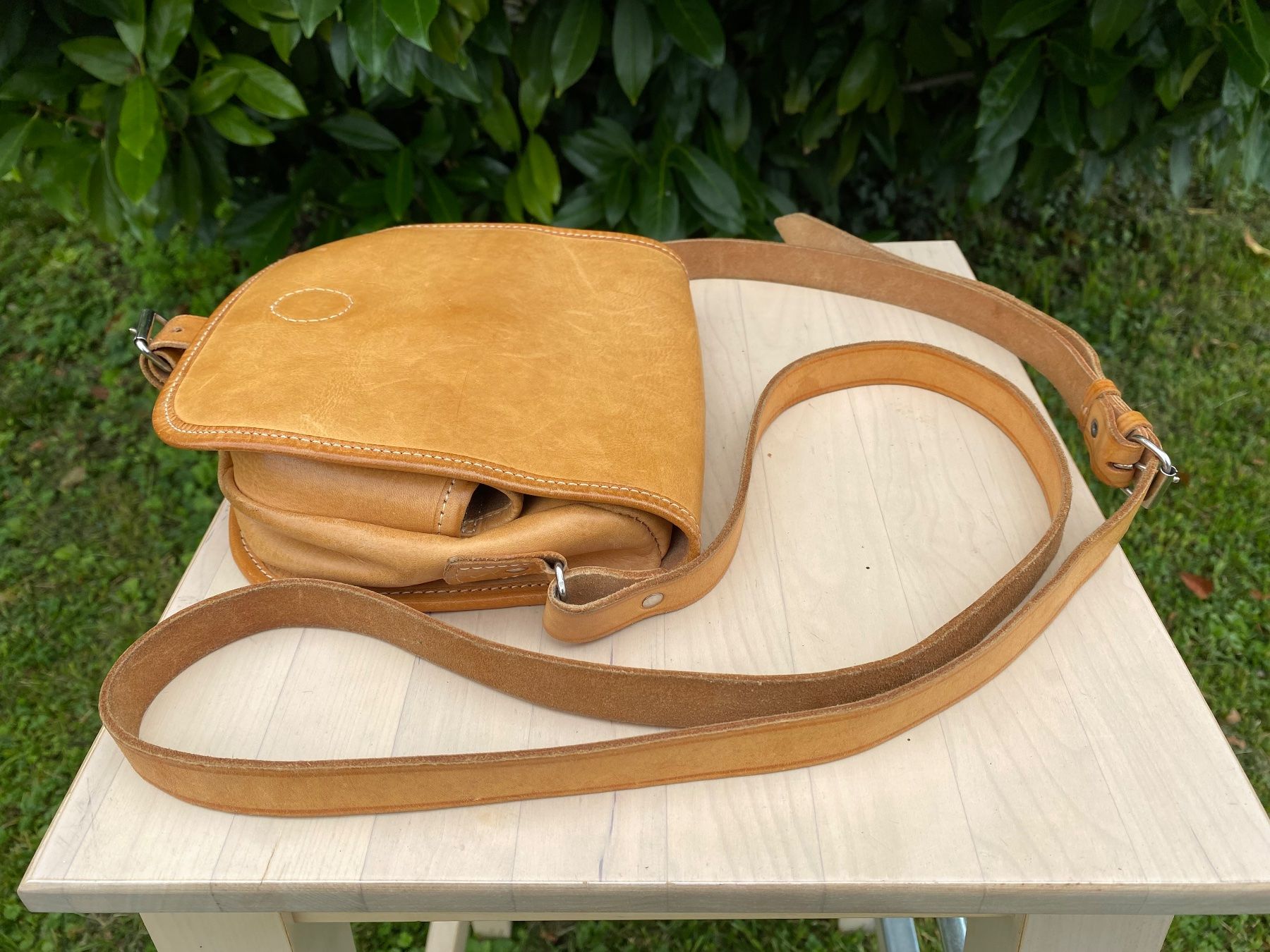 Il mondo degli animali: schöne Jagdtasche aus Leder – Usato da Feldbach venduto da Fea1 3