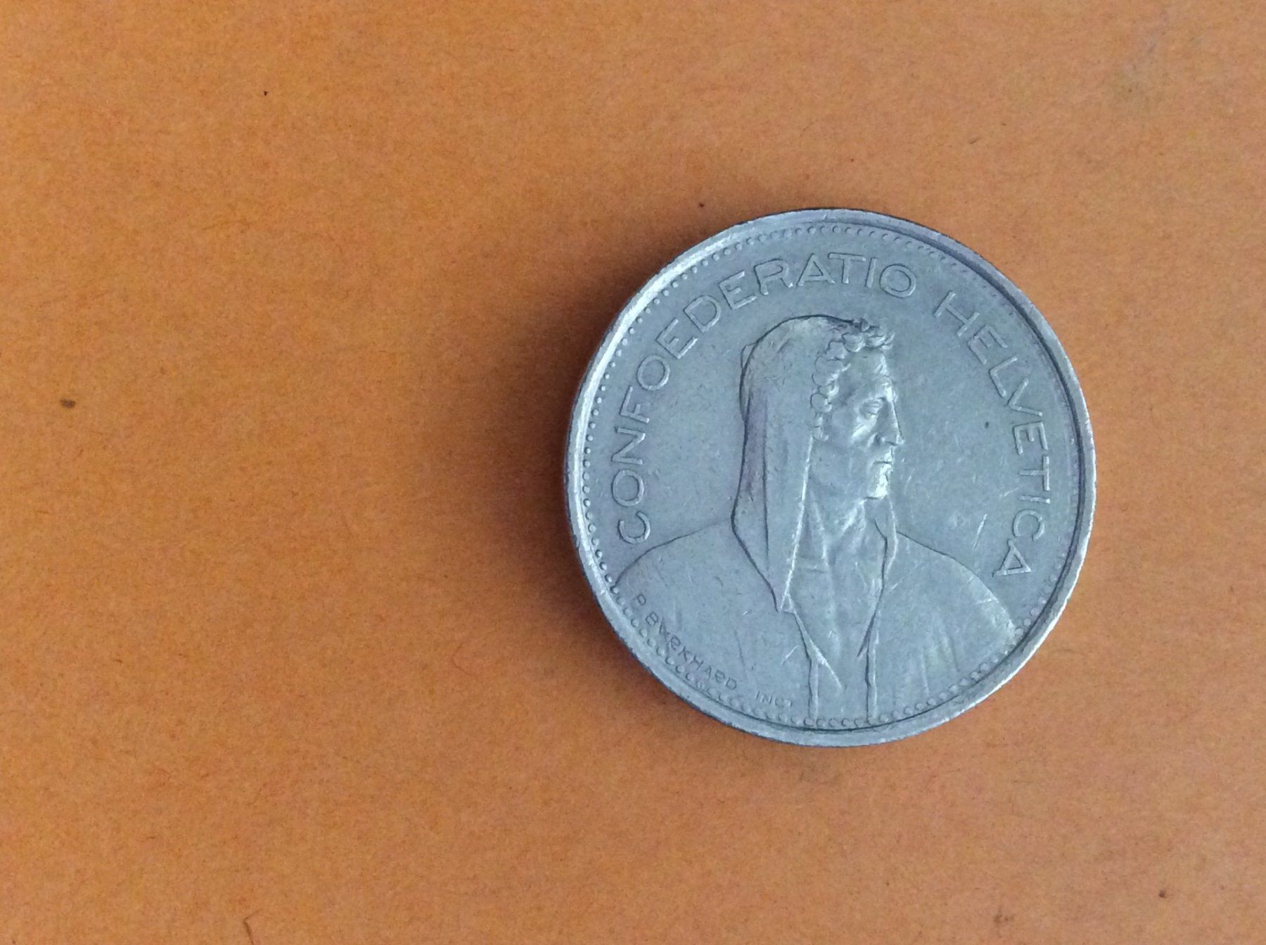 Alle Münzen: 5 francs  1973 – Gebraucht aus Genève von pie_fh2d 1