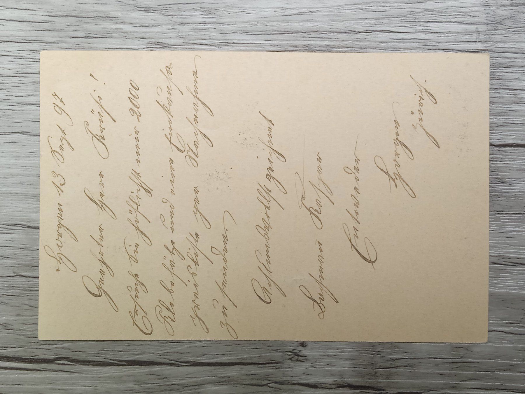 Tutti i francobolli: TR52 Carte Postale + Timbre Suisse 1897 – Usato da Cousset venduto da Patrick_Collections 1