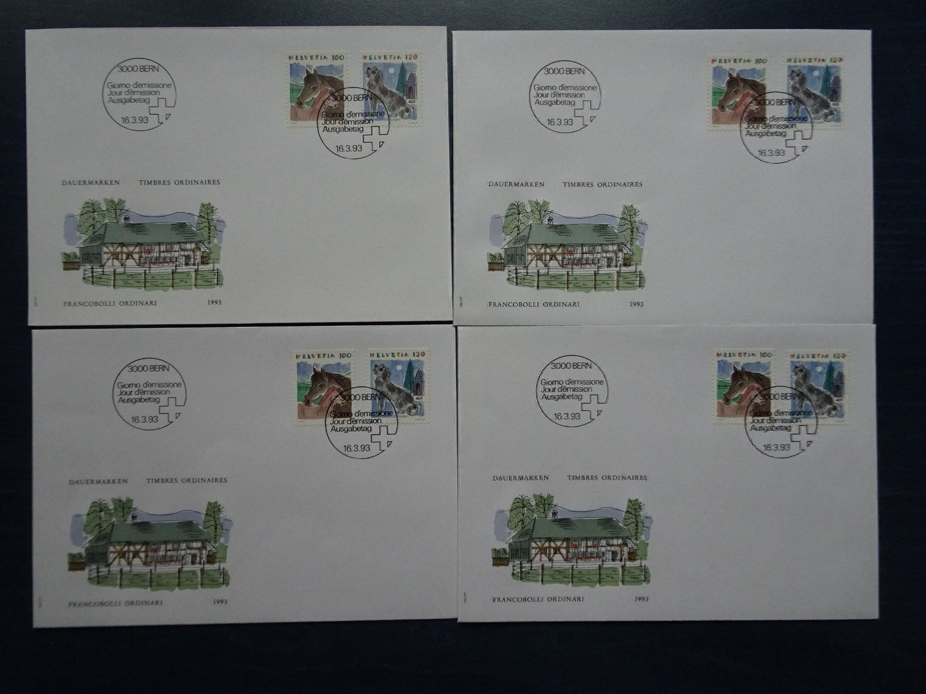 Alle Briefmarken: 1993 – Neu (gemäss Beschreibung) aus Aadorf von Chnorli-Furz