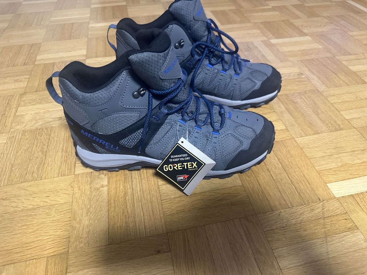 Merrell Scarpe da uomo: Merrell Accentor 3 Sport Mid Goretex, Trekkingsch, grau, 45 – Nuovo e nell'imballaggio originale da Neuchatel venduto da feta_ze 6