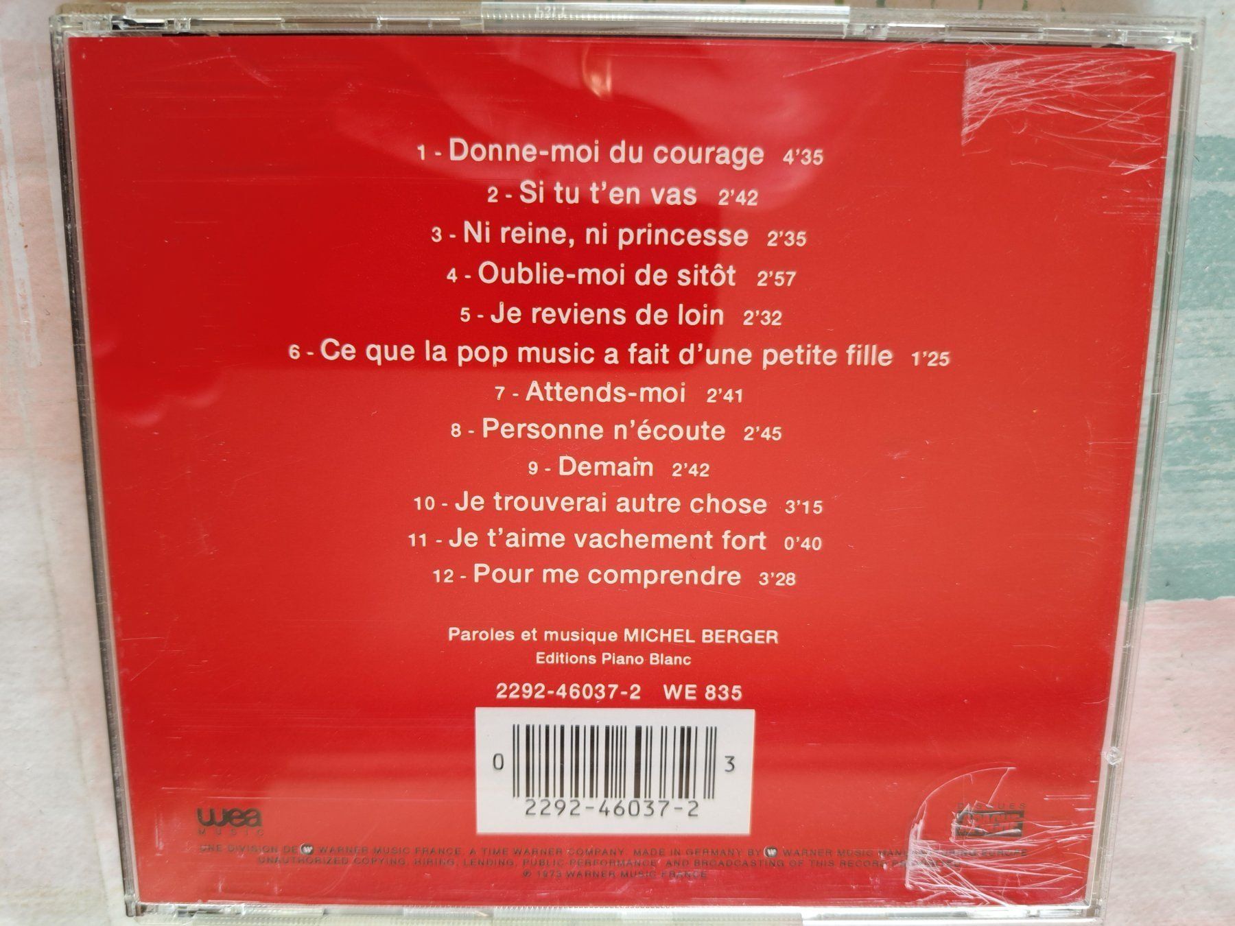 CDs: Cd Michel Berger - Michel Berger – D'occasion à Pully par bro_n52j 1