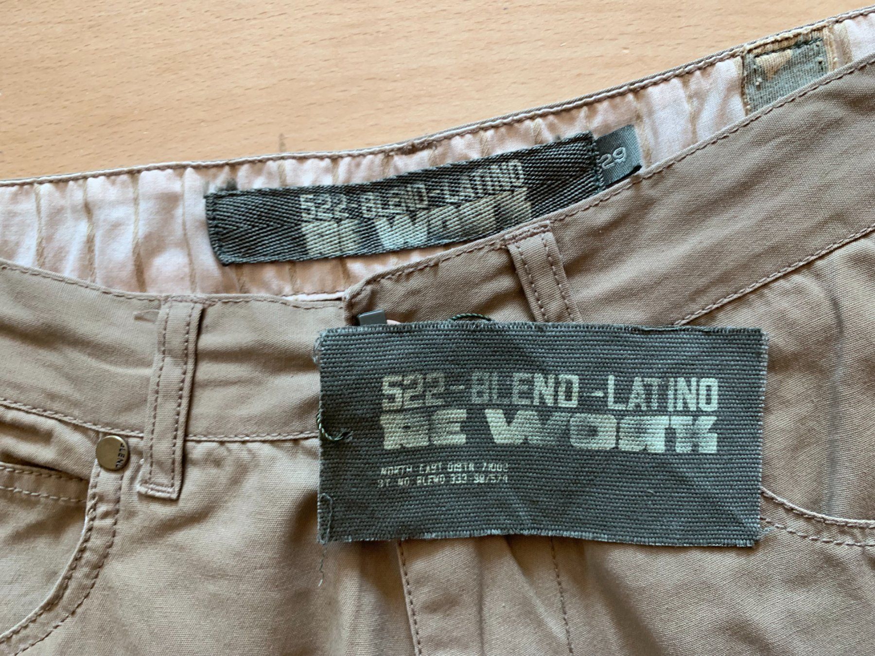 Hosen: REWORK Hose, Gr. 29, Beige, NEU – Neu und originalverpackt aus Worb von farben20zauber 1