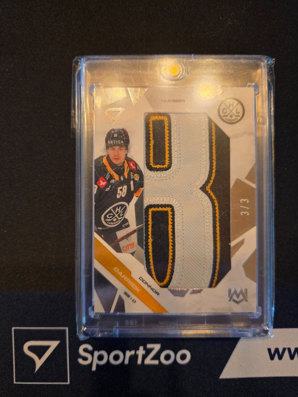 Sportzoo Carte collezionabili: Carrick // HC Lugano // Number // 3/3 // – Usato da Beringen venduto da Candrox__