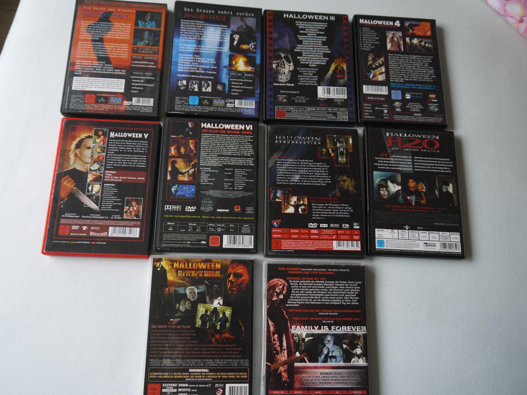 Tutti i DVDs: HALLOWEEN Collection 1 - 10 – Usato da Hagendorn venduto da Blaf 1