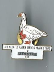 Placchette & Badge: Alcatel Gans - Pin – Usato da Zürich venduto da t24_de