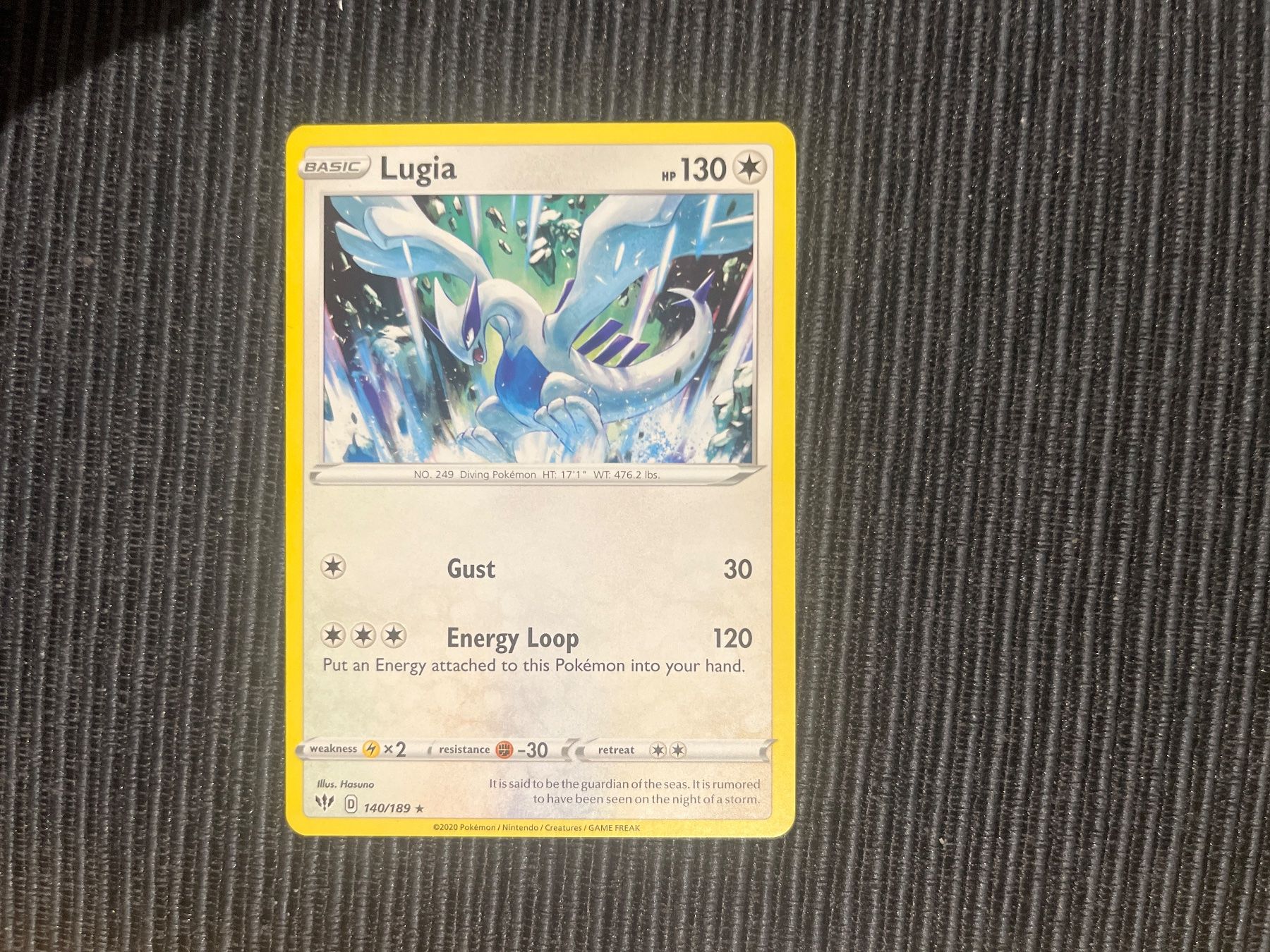 Pokémon Carte collezionabili: Pokemon Lugia Darkness Ablaze near Mint – Nuovo (secondo la descrizione) da Wabern venduto da Collectfun