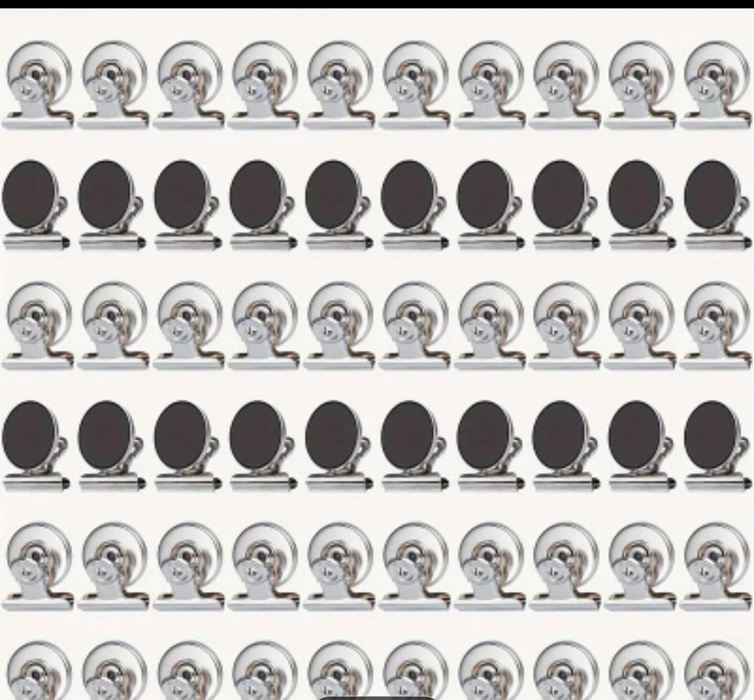 Calamite: 60 Magnet Clips , Kühlachrank Clips, Magnet – Nuovo (secondo la descrizione) da Würenlingen venduto da A.ST.W.